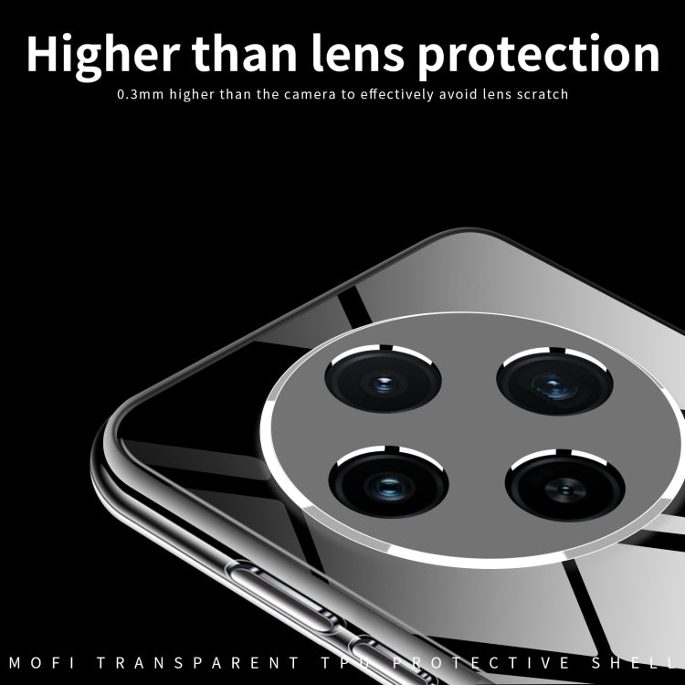 For vivo Y300 Pro MOFI Ming Series Ultra-thin TPU Phone Case(Transparent)