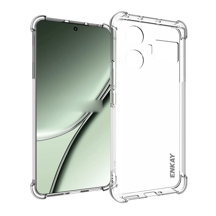 ENKAY Transparent TPU Shockproof Anti-slip Phone Case, For Realme 16 Pro+ 5G Global, For Realme 16 Pro 5G Global, For Realme C85 Pro 4G Global, For Realme 15 Pro 5G Global, For Realme 15 5G Global, For Realme 14 Pro 5G, For Realme 14X 5G Global        ...