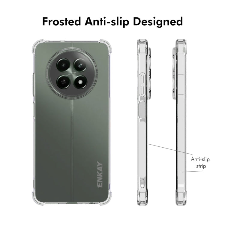 For Realme 12 ENKAY Transparent TPU Shockproof Anti-slip Phone Case