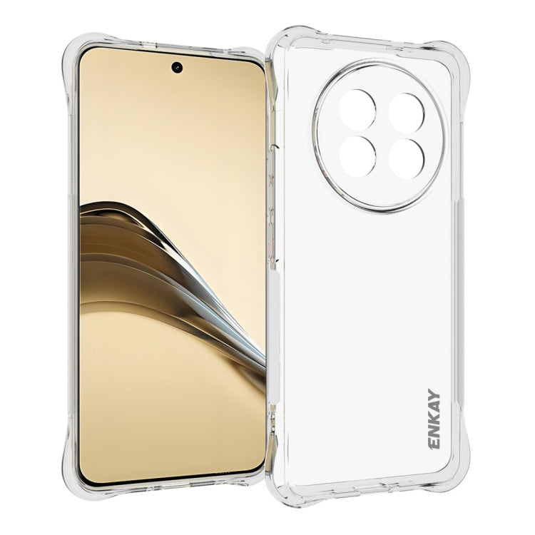 ENKAY Transparent TPU Shockproof Anti-slip Phone Case, For Realme 16 Pro+ 5G Global, For Realme 16 Pro 5G Global, For Realme C85 Pro 4G Global, For Realme 15 Pro 5G Global, For Realme 15 5G Global, For Realme 14 Pro 5G, For Realme 14X 5G Global        ...