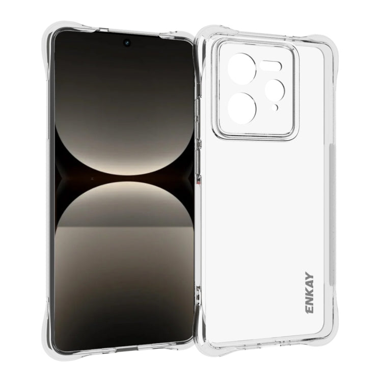ENKAY Transparent TPU Shockproof Anti-slip Phone Case, For Realme 16 Pro+ 5G Global, For Realme 16 Pro 5G Global, For Realme C85 Pro 4G Global, For Realme 15 Pro 5G Global, For Realme 15 5G Global, For Realme 14 Pro 5G, For Realme 14X 5G Global        ...