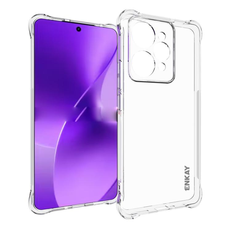 ENKAY Transparent TPU Shockproof Anti-slip Phone Case, For Realme 16 Pro+ 5G Global, For Realme 16 Pro 5G Global, For Realme C85 Pro 4G Global, For Realme 15 Pro 5G Global, For Realme 15 5G Global, For Realme 14 Pro 5G, For Realme 14X 5G Global        ...