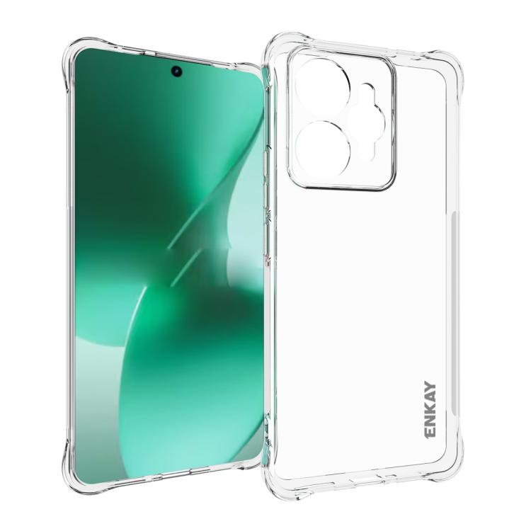 ENKAY Transparent TPU Shockproof Anti-slip Phone Case, For Realme 16 Pro+ 5G Global, For Realme 16 Pro 5G Global, For Realme C85 Pro 4G Global, For Realme 15 Pro 5G Global, For Realme 15 5G Global, For Realme 14 Pro 5G, For Realme 14X 5G Global        ...
