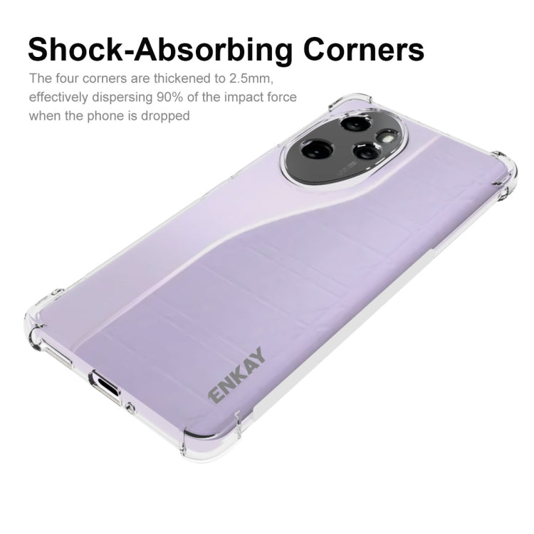 For Honor 100 Pro ENKAY Hat-Prince Transparent TPU Shockproof Phone Case