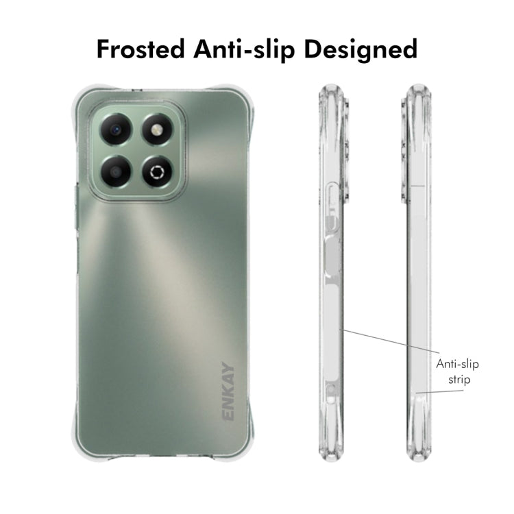 For Honor X6b 4G ENKAY Hat-Prince Transparent TPU Shockproof Phone Case