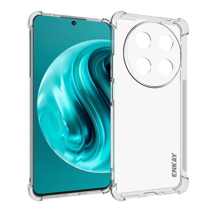 ENKAY Hat-Prince Transparent TPU Shockproof Phone Case, For Huawei Pura 80 Ultra, For Huawei Pura 80 Pro / 80 Pro+, For Huawei Pura 80, For Huawei Enjoy 70X, For Huawei Mate 70 Pro, For Huawei Mate 70, For Huawei nova 13 Pro, For Huawei nova Flip      ...