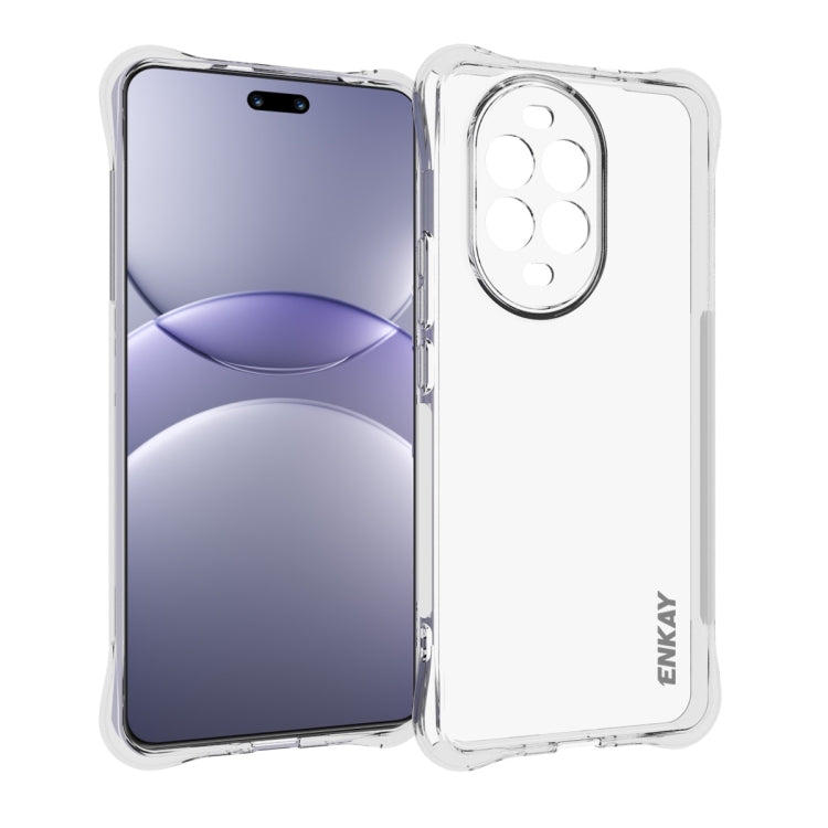 ENKAY Hat-Prince Transparent TPU Shockproof Phone Case, For Huawei Pura 80 Ultra, For Huawei Pura 80 Pro / 80 Pro+, For Huawei Pura 80, For Huawei Enjoy 70X, For Huawei Mate 70 Pro, For Huawei Mate 70, For Huawei nova 13 Pro, For Huawei nova Flip      ...