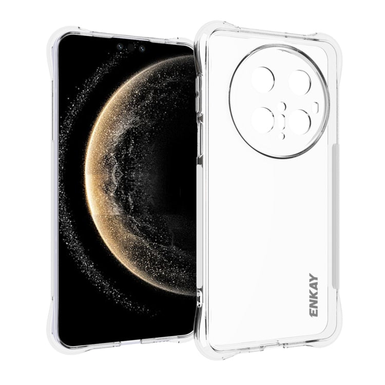 ENKAY Hat-Prince Transparent TPU Shockproof Phone Case, For Huawei Pura 80 Ultra, For Huawei Pura 80 Pro / 80 Pro+, For Huawei Pura 80, For Huawei Enjoy 70X, For Huawei Mate 70 Pro, For Huawei Mate 70, For Huawei nova 13 Pro, For Huawei nova Flip      ...