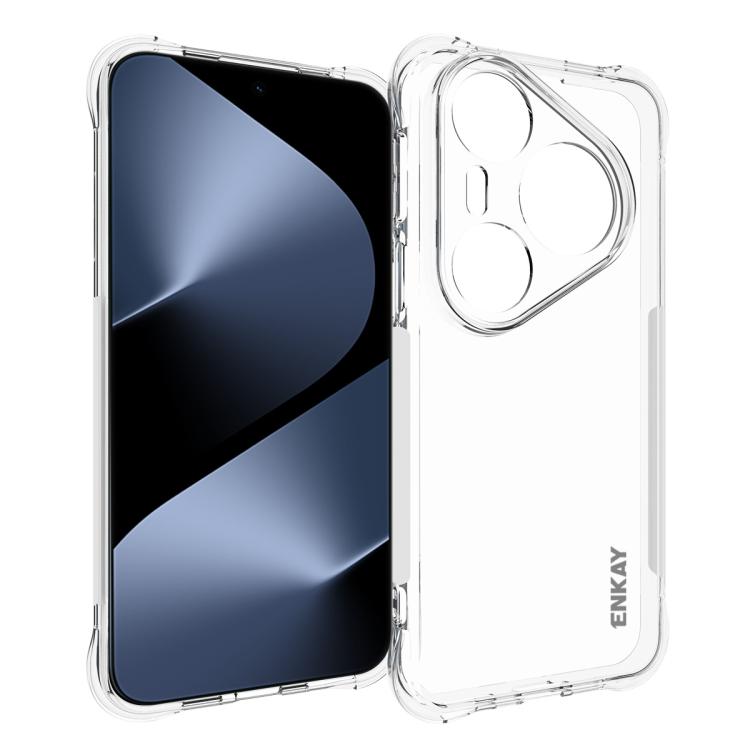 ENKAY Hat-Prince Transparent TPU Shockproof Phone Case, For Huawei Pura 80 Ultra, For Huawei Pura 80 Pro / 80 Pro+, For Huawei Pura 80, For Huawei Enjoy 70X, For Huawei Mate 70 Pro, For Huawei Mate 70, For Huawei nova 13 Pro, For Huawei nova Flip      ...