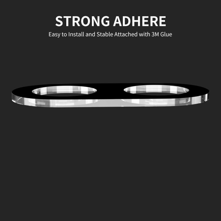 For Samsung Galaxy Z Flip6 2pcs ENKAY Hat-Prince 9H Rear Camera Lens Tempered Glass Film(Black)