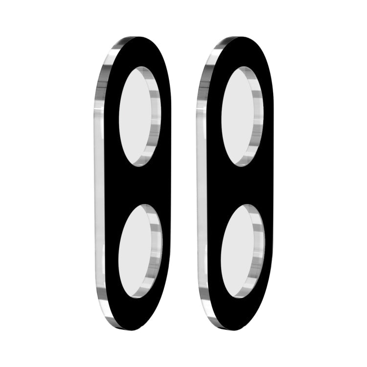 For Samsung Galaxy A06 5G 2pcs ENKAY Hat-Prince 9H Rear Camera Lens Tempered Glass Film(Black)