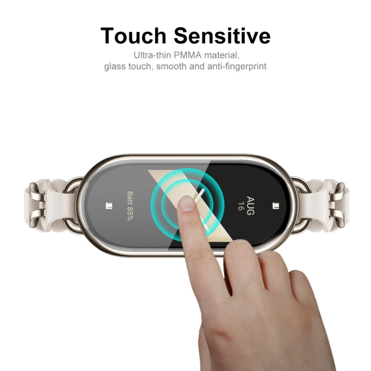 For Xiaomi Smart Band 9 1pcs ENKAY ENKAY 3D Full Coverage Soft PC Edge PMMA HD Screen Film