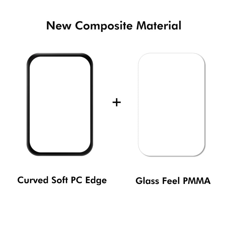 For Redmi Band 3 1pcs ENKAY ENKAY 3D Full Coverage Soft PC Edge PMMA HD Screen Film