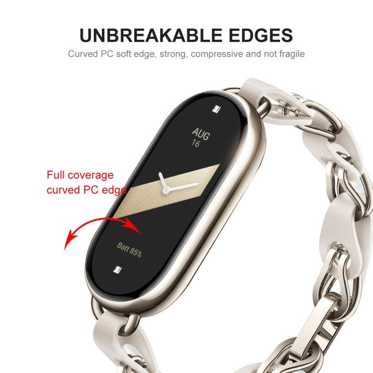 For Xiaomi Smart Band 9 2pcs ENKAY ENKAY 3D Full Coverage Soft PC Edge PMMA HD Screen Film