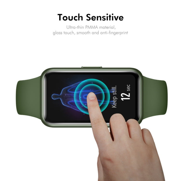 For Xiaomi Smart Band 9 Active 10pcs ENKAY ENKAY 3D Full Coverage Soft PC Edge PMMA HD Screen Film
