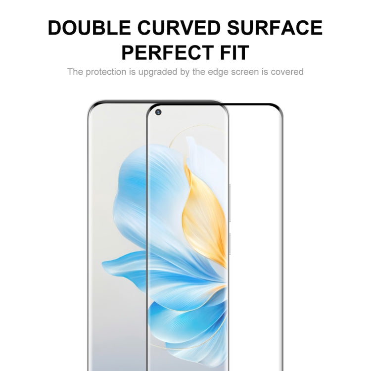 For Honor 100 5pcs ENKAY Hat-Prince Hot Bending Full Coverage Side Glue Tempered Glass Film