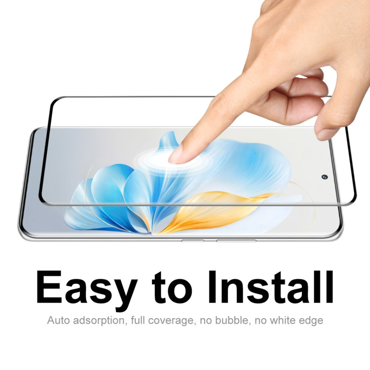 For Honor 100 5pcs ENKAY Hat-Prince Hot Bending Full Coverage Side Glue Tempered Glass Film