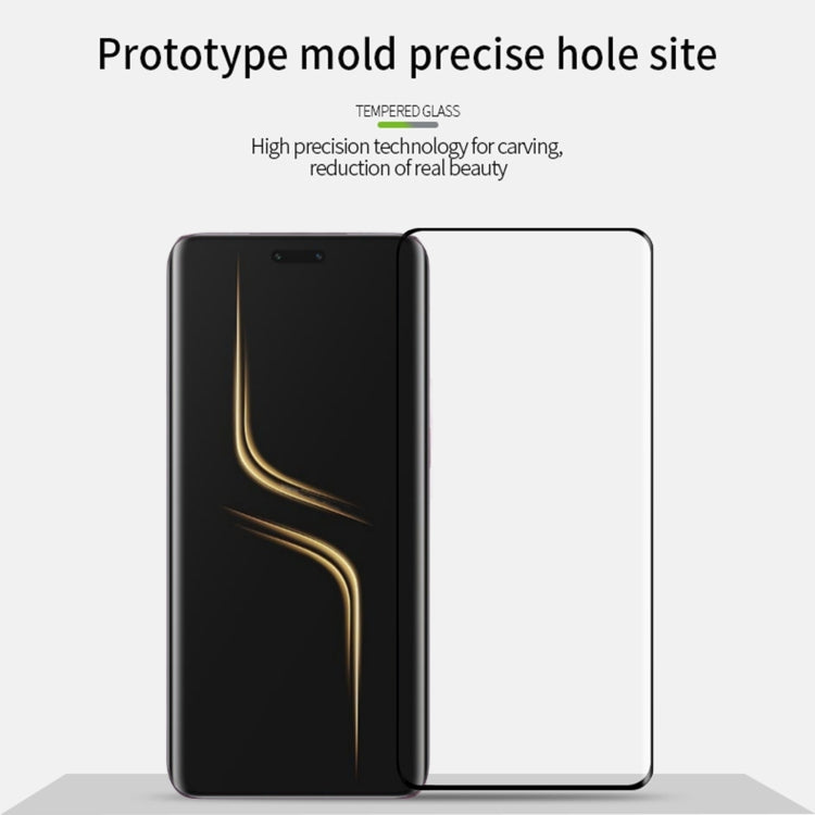 For Honor Magic6 Ultimate / Magic6 RS PINWUYO 9H 3D Hot Bending Tempered Glass Film(Black)