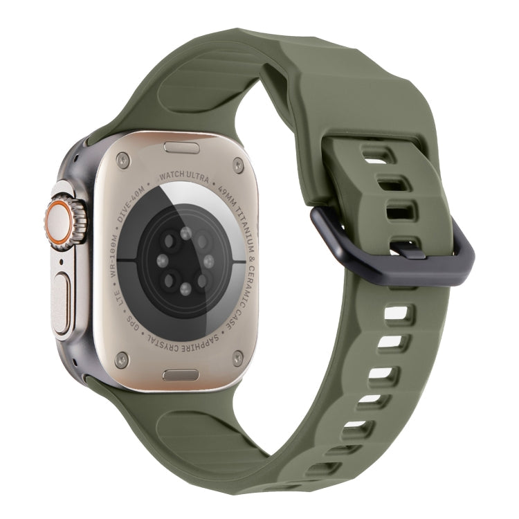 Ripple Silicone Sports Watch Band, For Apple Watch 3 42mm