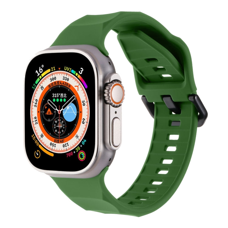 Ripple Silicone Sports Watch Band, For Apple Watch 3 42mm