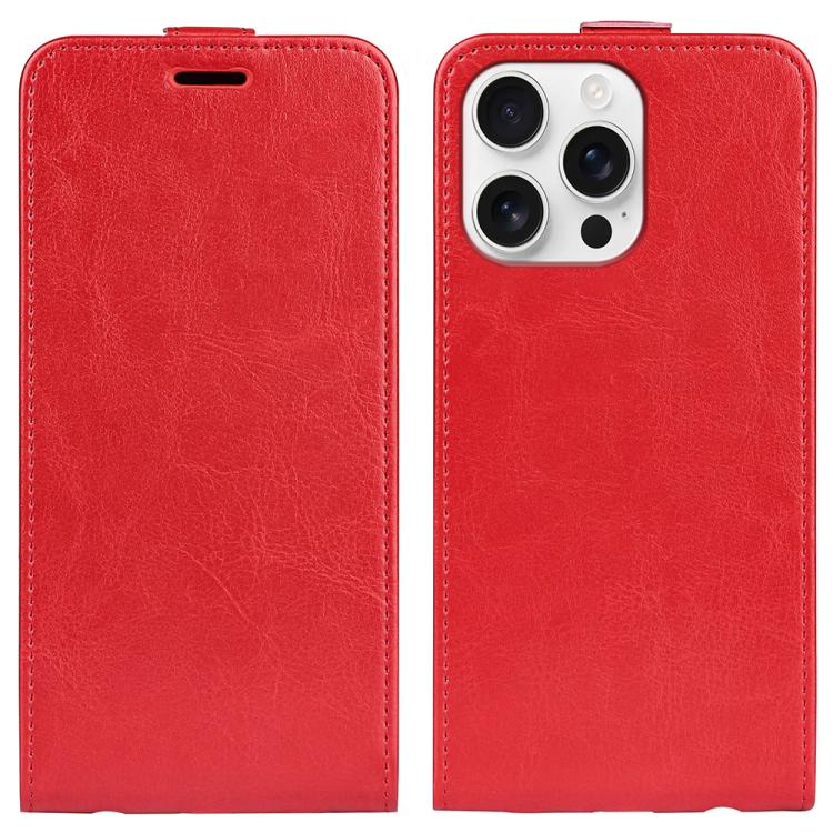 R64 Texture Single Vertical Flip Leather Phone Case, For iPhone 18 Pro / 17 Pro, For iPhone 18 Pro Max / 17 Pro Max, For iPhone 17e / 16e, For iPhone 17, For iPhone Air, For iPhone 16 Pro Max
