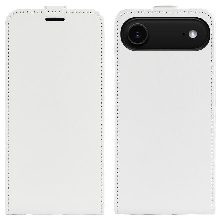 R64 Texture Single Vertical Flip Leather Phone Case, For iPhone 18 Pro / 17 Pro, For iPhone 18 Pro Max / 17 Pro Max, For iPhone 17e / 16e, For iPhone 17, For iPhone Air, For iPhone 16 Pro Max