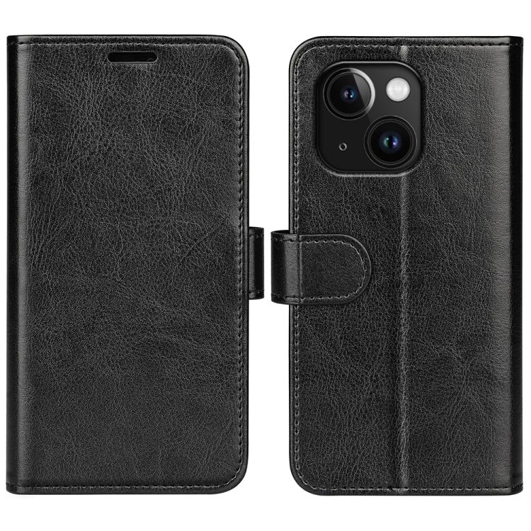 R64 Texture Horizontal Flip Leather Phone Case, For iPhone 16 Pro, For iPhone 16 Plus, For iPhone 16, For iPhone 15 Pro Max, For iPhone 15 Pro, For iPhone 15 Plus