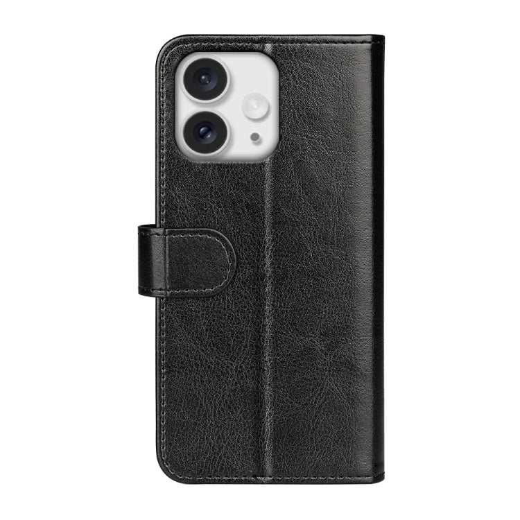 R64 Texture Horizontal Flip Leather Phone Case, For iPhone 16 Pro, For iPhone 16 Plus, For iPhone 16, For iPhone 15 Pro Max, For iPhone 15 Pro, For iPhone 15 Plus
