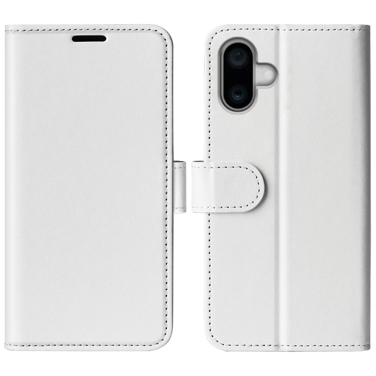 R64 Texture Horizontal Flip Leather Phone Case, For iPhone 16 Pro, For iPhone 16 Plus, For iPhone 16, For iPhone 15 Pro Max, For iPhone 15 Pro, For iPhone 15 Plus