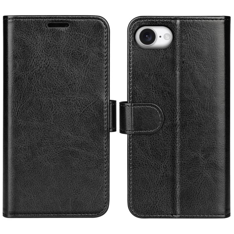 R64 Texture Horizontal Flip Leather Phone Case, For iPhone 17e / 16e, For iPhone 17 Pro Max, For iPhone 17 Pro, For iPhone 17, For iPhone Air, For iPhone 16 Pro Max