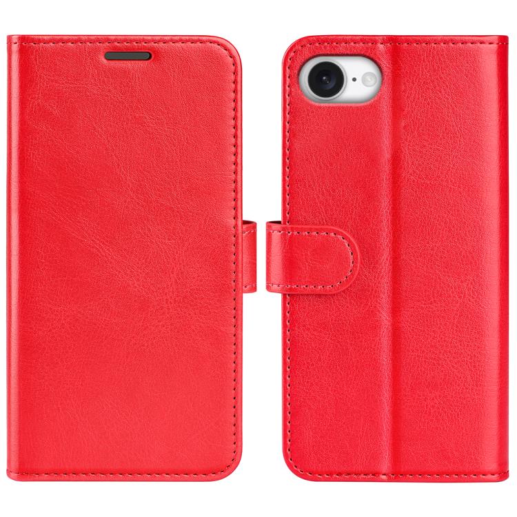 R64 Texture Horizontal Flip Leather Phone Case, For iPhone 17e / 16e, For iPhone 17 Pro Max, For iPhone 17 Pro, For iPhone 17, For iPhone Air, For iPhone 16 Pro Max