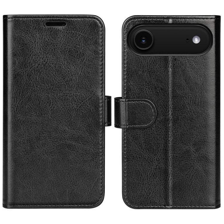 R64 Texture Horizontal Flip Leather Phone Case, For iPhone 17e / 16e, For iPhone 17 Pro Max, For iPhone 17 Pro, For iPhone 17, For iPhone Air, For iPhone 16 Pro Max