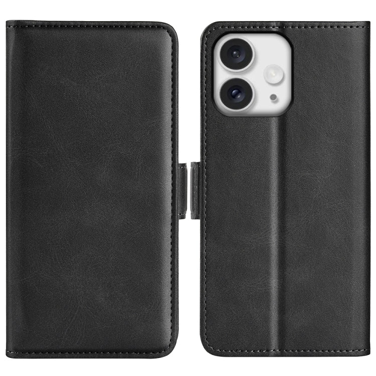 Dual-side Magnetic Buckle Horizontal Flip Leather Phone Case, For iPhone Air, For iPhone 16 Pro Max, For iPhone 16 Pro, For iPhone 16 Plus