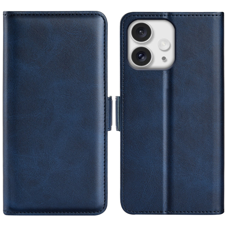 Dual-side Magnetic Buckle Horizontal Flip Leather Phone Case, For iPhone Air, For iPhone 16 Pro Max, For iPhone 16 Pro, For iPhone 16 Plus