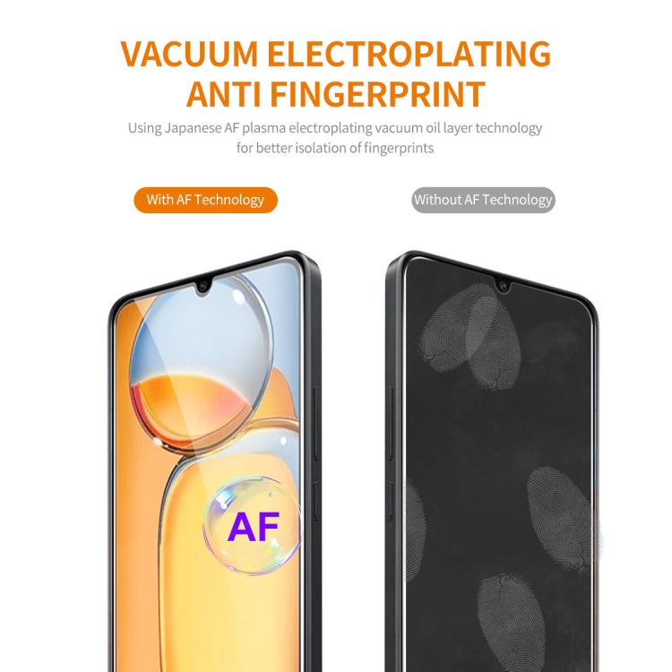 For Redmi 13C ENKAY Hat-Prince 0.26mm 9H 2.5D High Aluminum-silicon Tempered Glass Film