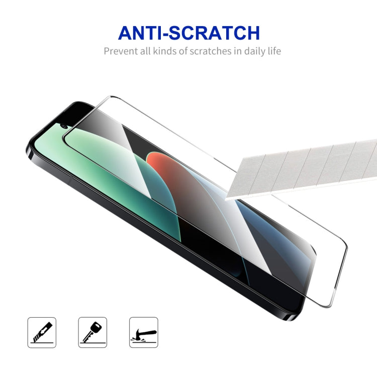 For Xiaomi 14 10pcs ENKAY Hat-Prince Full Glue High Aluminum-silicon Tempered Glass Film