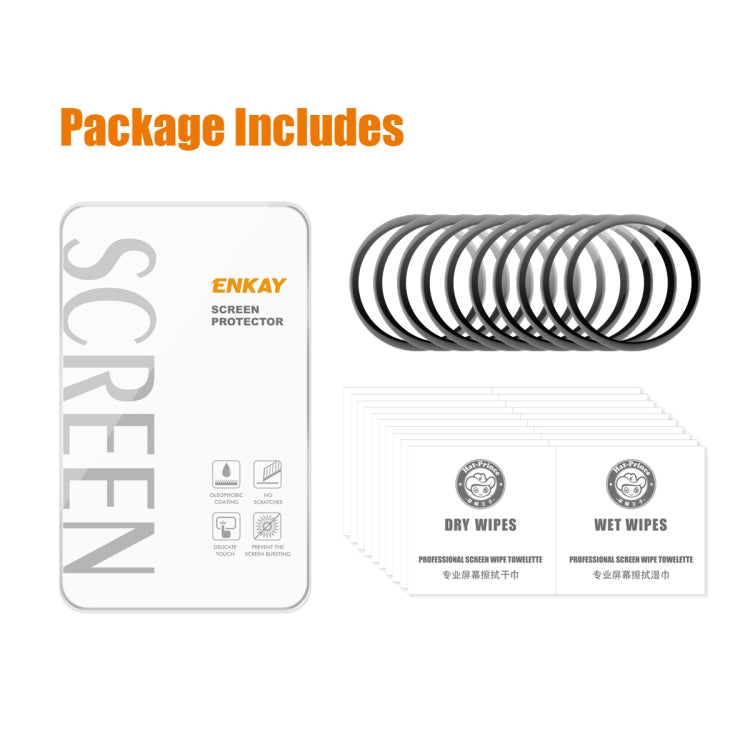 For GarminMove Sport / Trend 10pcs ENKAY 3D Full Coverage Soft PC Edge PMMA HD Screen Protector Film