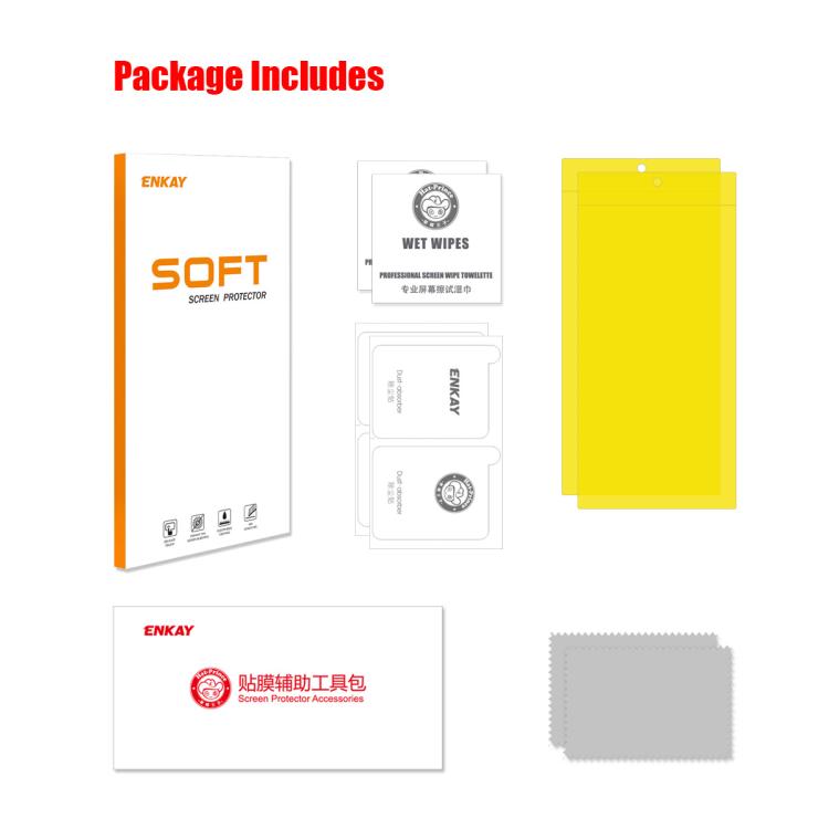 For Samsung Galaxy S25 Ultra 2pcs ENKAY Hat-Prince Full Glue Coverage Soft Explosion-proof Hydrogel Film