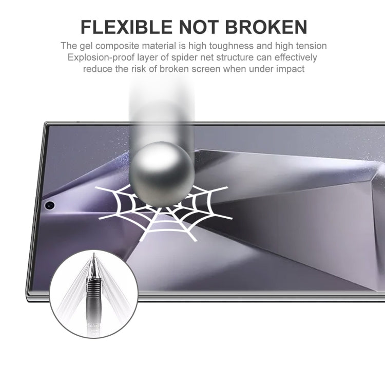 For Samsung Galaxy S24 Ultra 5G 10pcs ENKAY Hat-Prince Full Glue Coverage Soft Explosion-proof Hydrogel Film