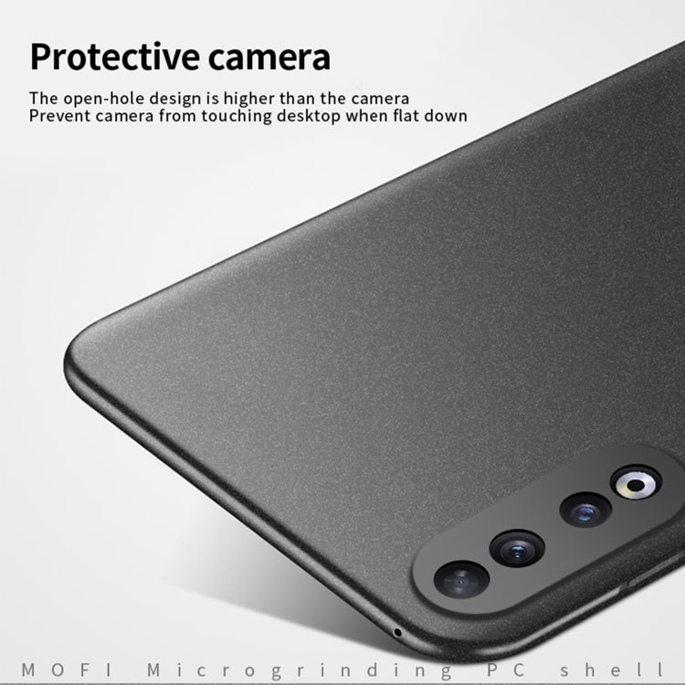 For Honor 90 MOFI Fandun Series Frosted PC Ultra-thin All-inclusive Phone Case(Blue)