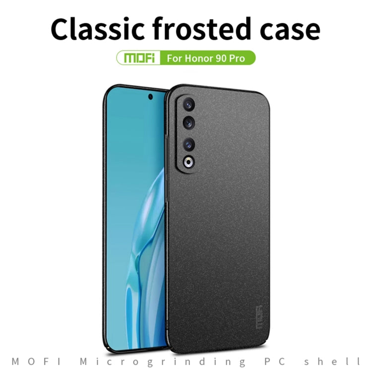 For Honor 90 Pro MOFI Fandun Series Frosted PC Ultra-thin All-inclusive Phone Case(Red)