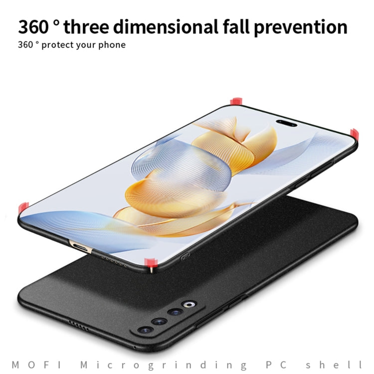 For Honor 90 Pro MOFI Fandun Series Frosted PC Ultra-thin All-inclusive Phone Case(Red)