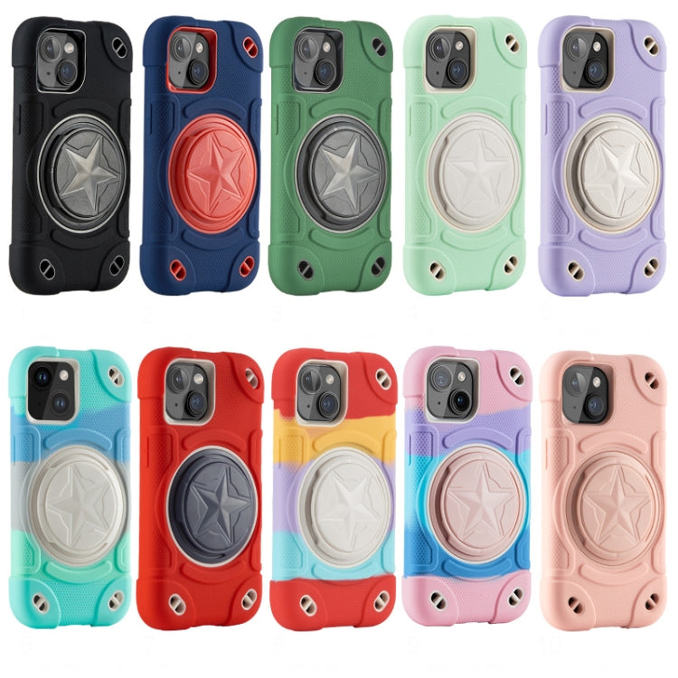 Shield PC Hybrid Silicone Phone Case, For iPhone 14, For iPhone 14 Pro Max