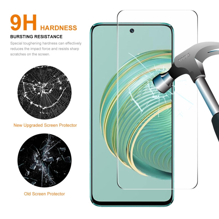 For Huawei Nova 10z 5pcs ENKAY 0.26mm 9H 2.5D High Aluminum-silicon Tempered Glass Film