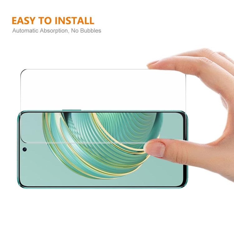 For Huawei Nova 10z 5pcs ENKAY 0.26mm 9H 2.5D High Aluminum-silicon Tempered Glass Film