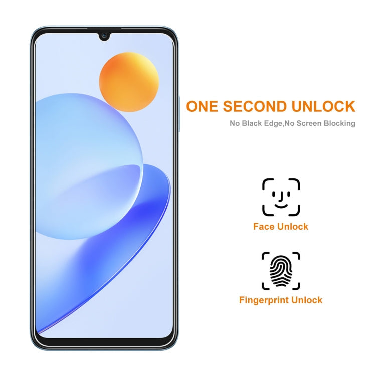 For Honor Play7T / Play6T 5pcs ENKAY 0.26mm 9H 2.5D High Aluminum-silicon Tempered Glass Film