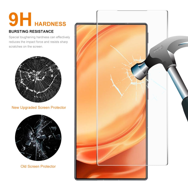 For ZTE Nubia Z50 Ultra 10pcs ENKAY 0.26mm 9H 2.5D High Aluminum-silicon Tempered Glass Film