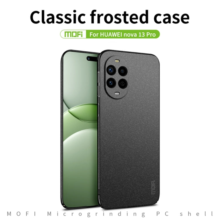For Huawei nova 13 Pro MOFI Fandun Series Frosted PC Ultra-thin All-inclusive Phone Case(Red)