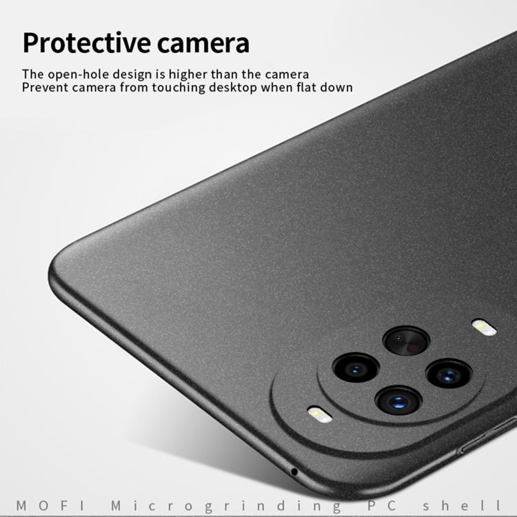 For Huawei nova 14 MOFI Fandun Series Frosted PC Ultra-thin All-inclusive Phone Case(Blue)