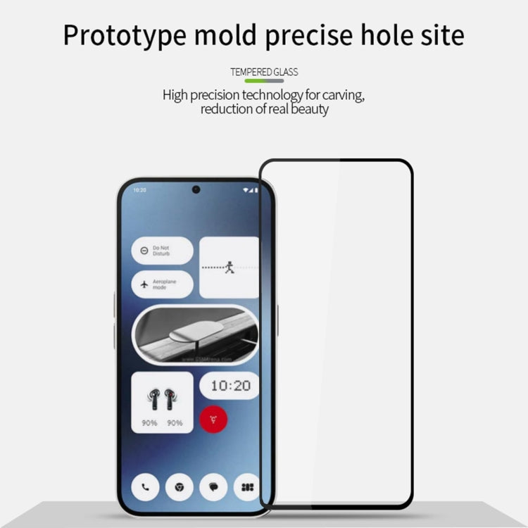 For Nothing Phone 2a PINWUYO 9H 2.5D Full Screen Tempered Glass Film(Black)